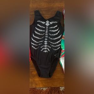 Destria skeleton leotard child medium